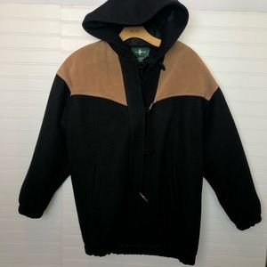 Vintage Wool and Leather Jacket